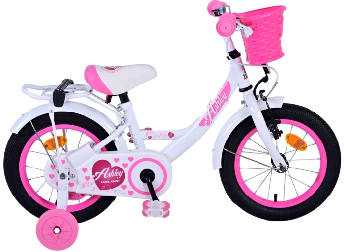Volare Ashley Kinderfiets - Meisjes - 14 inch - Roze - Afbeelding 2