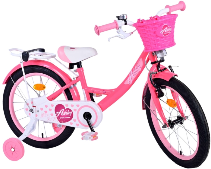 Volare Ashley Kinderfiets - Meisjes - 18 inch - Roze/Rood - Afbeelding 2
