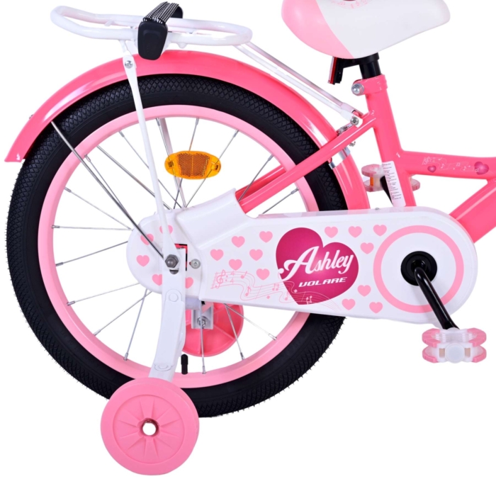 Volare Ashley Kinderfiets - Meisjes - 18 inch - Roze/Rood - Afbeelding 3