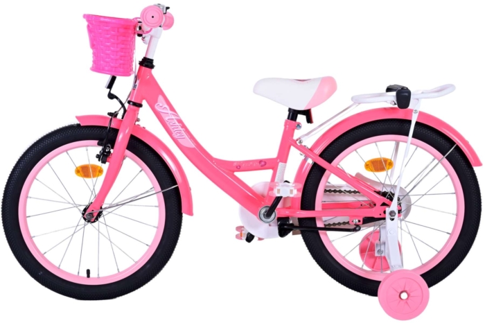 Volare Ashley Kinderfiets - Meisjes - 18 inch - Roze/Rood - Afbeelding 8