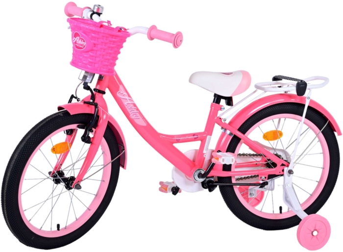 Volare Ashley Kinderfiets - Meisjes - 18 inch - Roze/Rood - Afbeelding 9