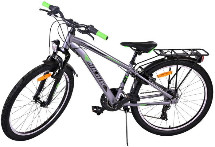 Volare Cross Kinderfiets - Jongens - 24 inch - Grijs - 21 versnellingen - Twee handremmen - Afbeelding 14