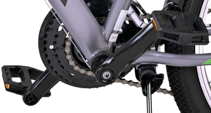 Volare Cross Kinderfiets - Jongens - 24 inch - Grijs - 21 versnellingen - Twee handremmen - Afbeelding 15