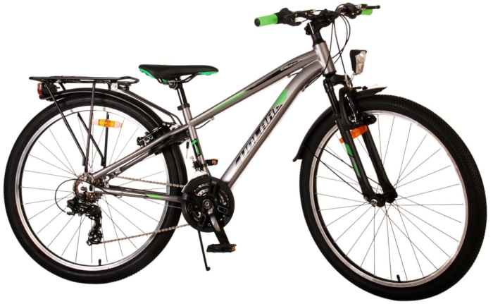 Volare Cross Kinderfiets - Jongens - 26 inch - Grijs - 21 versnellingen - Twee handremmen - Afbeelding 3