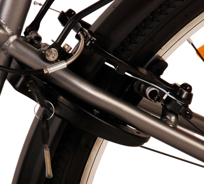 Volare Cross Kinderfiets - Jongens - 26 inch - Grijs - 21 versnellingen - Twee handremmen - Afbeelding 18