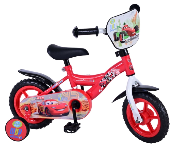 Disney Cars Kinderfiets - Jongens - 10 inch - Rood - Doortrapper - Afbeelding 10
