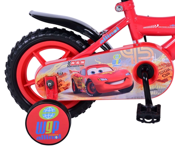 Disney Cars Kinderfiets - Jongens - 10 inch - Rood - Doortrapper - Afbeelding 9