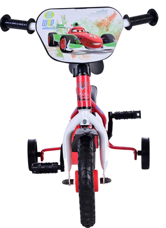 Disney Cars Kinderfiets - Jongens - 10 inch - Rood - Doortrapper - Afbeelding 4