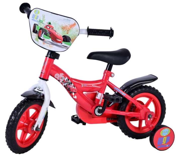Disney Cars Kinderfiets - Jongens - 10 inch - Rood - Doortrapper - Afbeelding 6