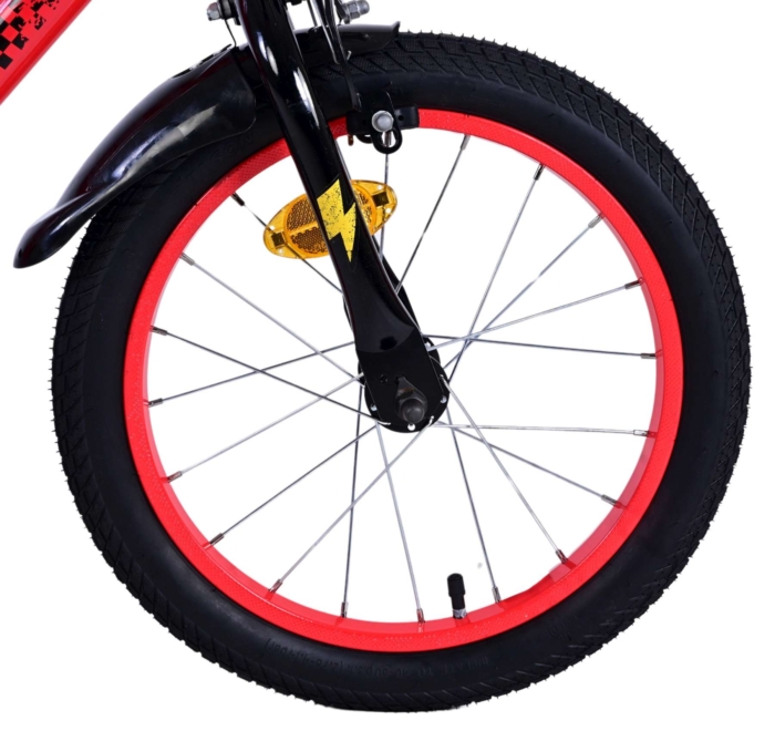 Disney Cars Kinderfiets - Jongens - 16 inch - Rood - Twee handremmen - Afbeelding 8