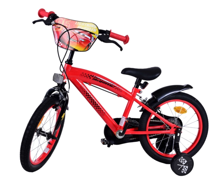 Disney Cars Kinderfiets - Jongens - 16 inch - Rood - Twee handremmen - Afbeelding 2
