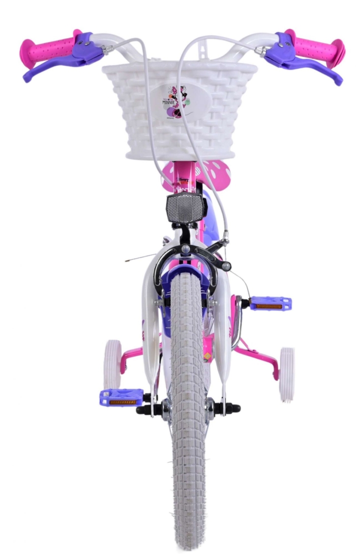Disney Minnie Kinderfiets - Meisjes - 16 inch - Roze - Twee handremmen - Afbeelding 5