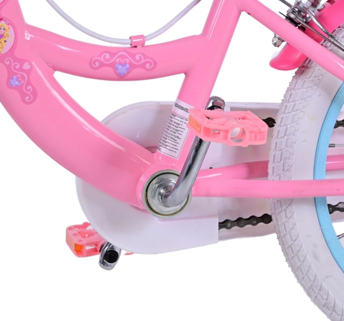 Disney Princess Kinderfiets - Meisjes - 16 inch - Roze - Twee Handremmen - Afbeelding 9