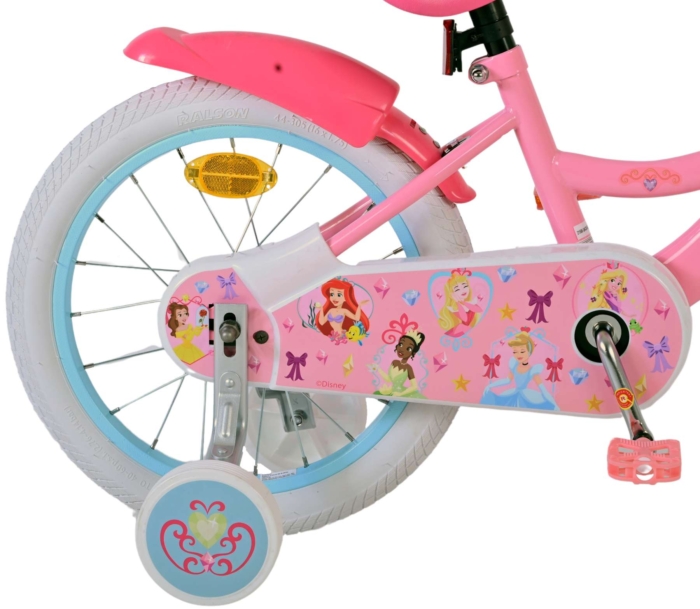 Disney Princess Kinderfiets - Meisjes - 16 inch - Roze - Twee Handremmen - Afbeelding 2