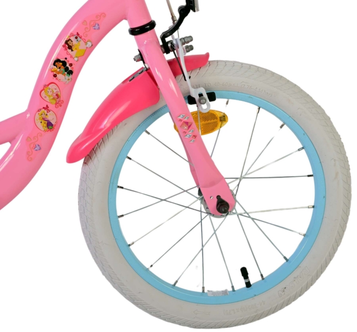 Disney Princess Kinderfiets - Meisjes - 16 inch - Roze - Twee Handremmen - Afbeelding 3