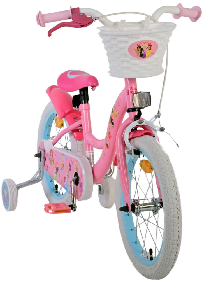 Disney Princess Kinderfiets - Meisjes - 16 inch - Roze - Twee Handremmen - Afbeelding 4