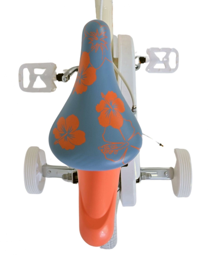 Disney Stitch Kinderfiets - Meisjes - 12 inch - Twee handremmen - Crème Koraal Blauw - Afbeelding 8