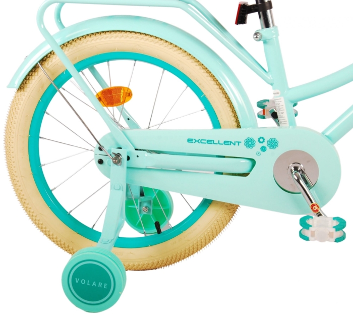 Volare Excellent Kinderfiets - Meisjes - 18 inch - Groen - 95% afgemonteerd - Afbeelding 4