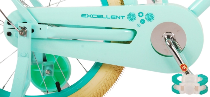 Volare Excellent Kinderfiets - Meisjes - 18 inch - Groen - 95% afgemonteerd - Afbeelding 6