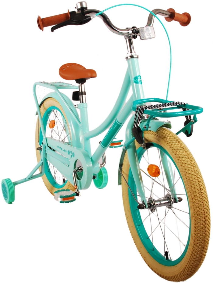Volare Excellent Kinderfiets - Meisjes - 18 inch - Groen - 95% afgemonteerd - Afbeelding 10