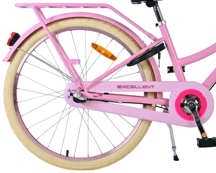 Volare Excellent Kinderfiets - Meisjes - 24 inch - Roze - 3 Versnellingen - Afbeelding 11