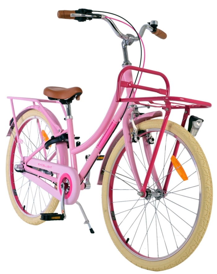 Volare Excellent Kinderfiets - Meisjes - 24 inch - Roze - 3 Versnellingen - Afbeelding 7