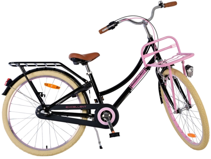 Volare Excellent Kinderfiets - Meisjes - 24 inch - Zwart - 3 Versnellingen - Afbeelding 11