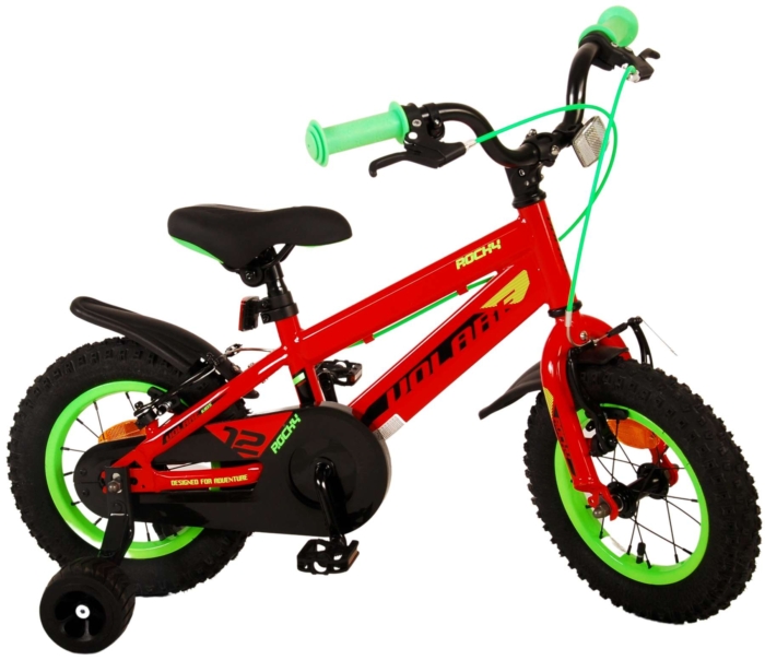 Volare Rocky Kinderfiets - Jongens - 12 inch - Rood - Afbeelding 13