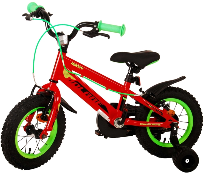 Volare Rocky Kinderfiets - Jongens - 12 inch - Rood - Afbeelding 2