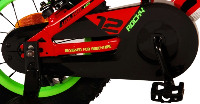 Volare Rocky Kinderfiets - Jongens - 12 inch - Rood - Afbeelding 10