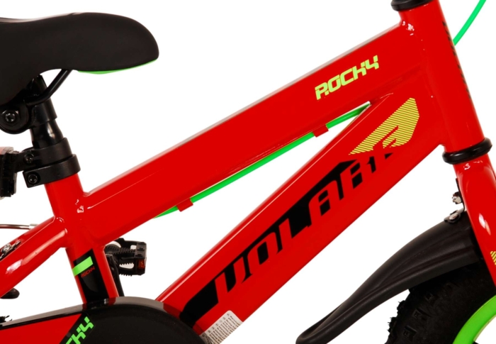 Volare Rocky Kinderfiets - Jongens - 12 inch - Rood - Afbeelding 9