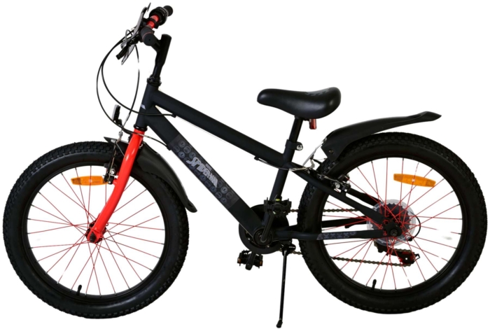 Spider-Man - Kinderfiets - Jongens - 20 inch - Mat Zwart - 2 Handremmen - Afbeelding 9