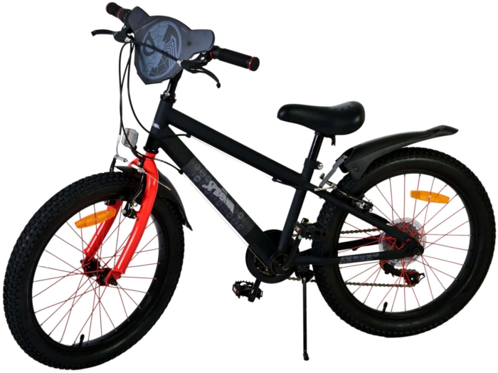 Spider-Man - Kinderfiets - Jongens - 20 inch - Mat Zwart - 2 Handremmen - Afbeelding 10