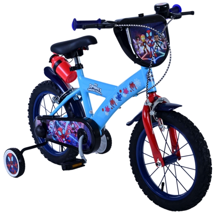 Spidey Kinderfiets - Jongens - 14 inch - Blauw - Afbeelding 6