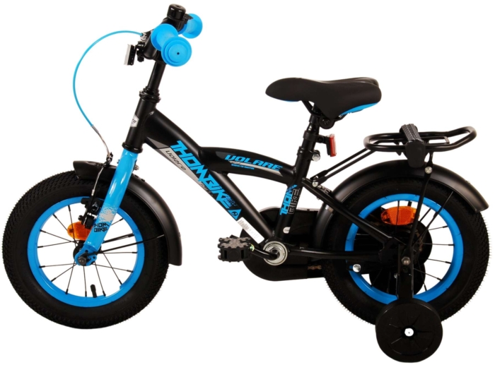 Volare Thombike Kinderfiets - Jongens - 12 inch - Zwart Blauw - Afbeelding 13