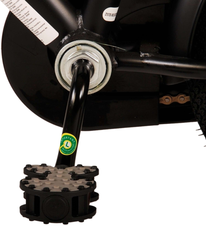 Volare Thombike Kinderfiets - Jongens - 12 inch - Zwart Blauw - Afbeelding 14