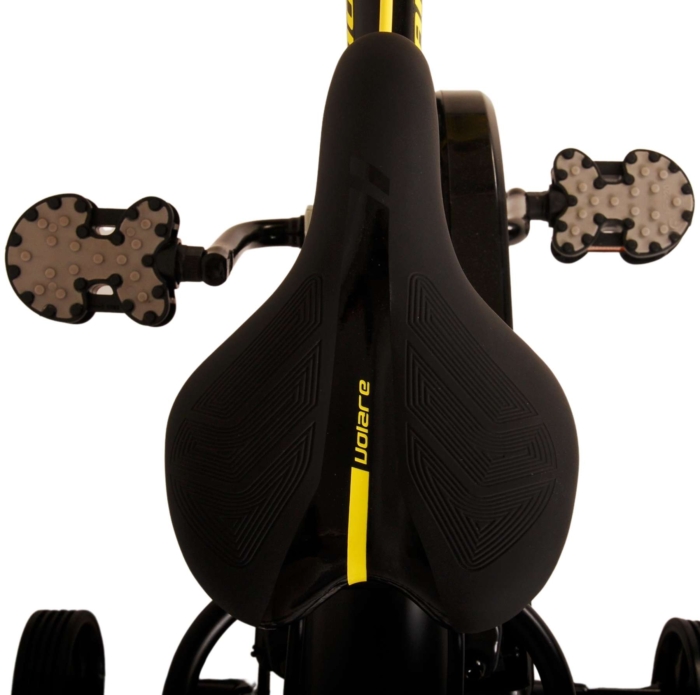 Volare Thombike Kinderfiets - Jongens - 12 inch - Zwart Geel - Afbeelding 9