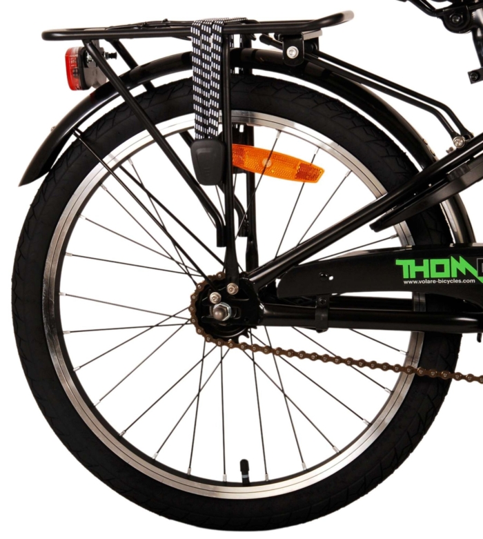 Volare Thombike Kinderfiets - Jongens - 20 inch - Zwart Groen - Afbeelding 4