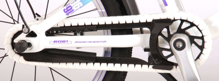 Volare Glamour Kinderfiets - Meisjes - 16 inch - Wit/Mint Groen - Prime Collection - Afbeelding 7