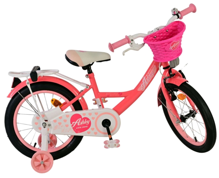 Volare Ashley Kinderfiets - Meisjes - 16 inch - Roze/Rood - Afbeelding 13