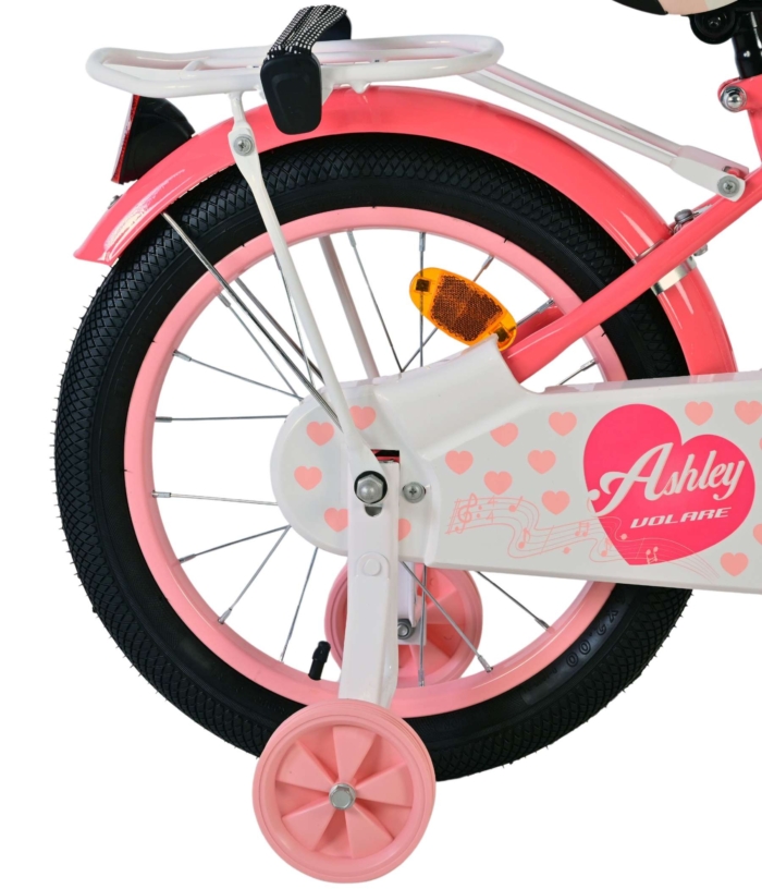 Volare Ashley Kinderfiets - Meisjes - 16 inch - Roze/Rood - Afbeelding 5