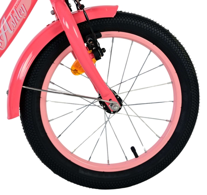 Volare Ashley Kinderfiets - Meisjes - 16 inch - Roze/Rood - Afbeelding 6