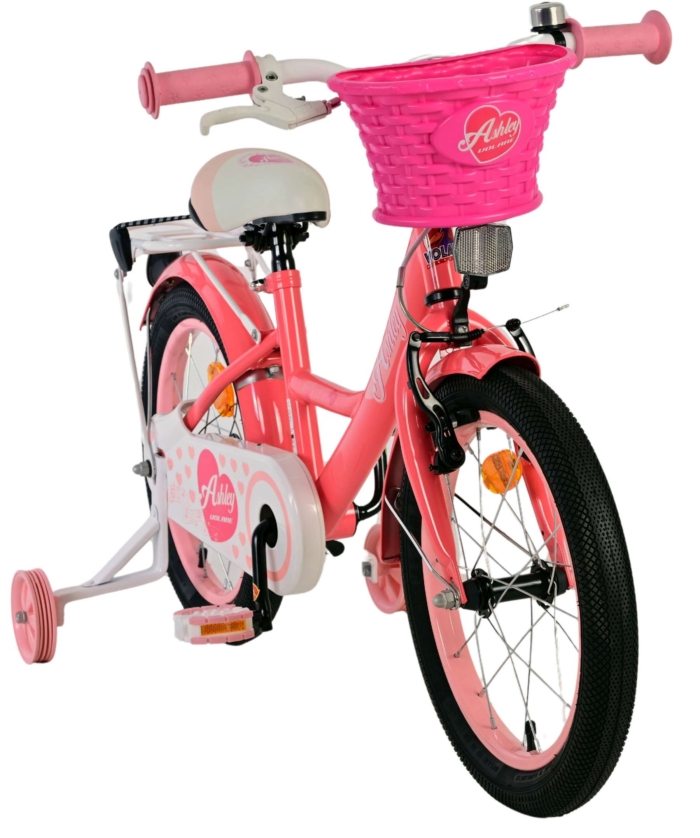 Volare Ashley Kinderfiets - Meisjes - 16 inch - Roze/Rood - Afbeelding 8