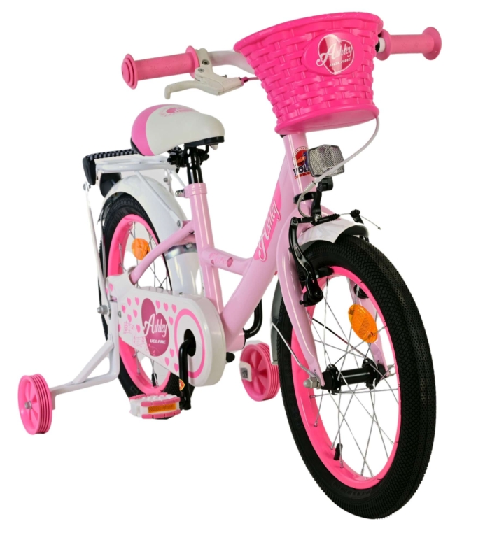 Volare Ashley Kinderfiets - Meisjes - 16 inch - Roze - Afbeelding 8