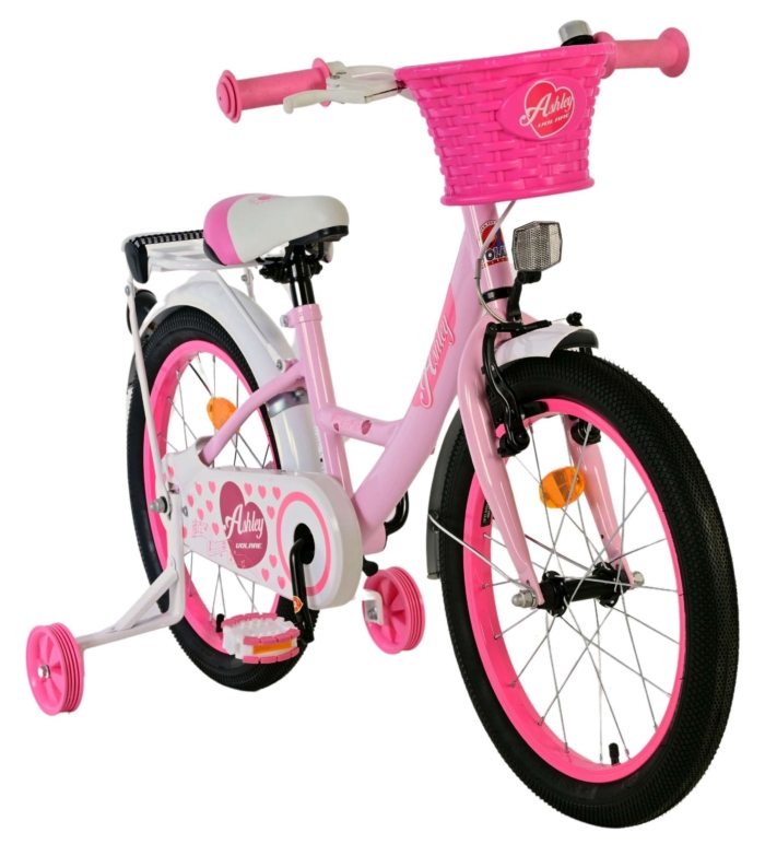 Volare Ashley Kinderfiets - Meisjes - 18 inch - Roze - Afbeelding 9