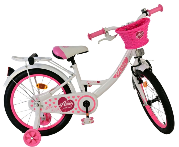 Volare Ashley Kinderfiets - Meisjes - 18 inch - Wit - Afbeelding 13