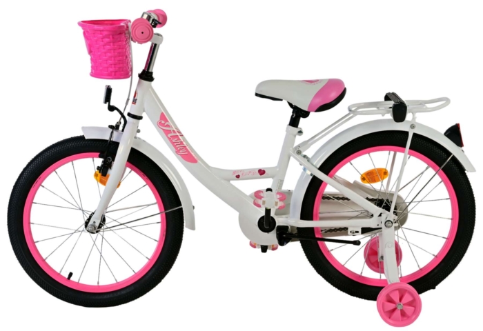Volare Ashley Kinderfiets - Meisjes - 18 inch - Wit - Afbeelding 10