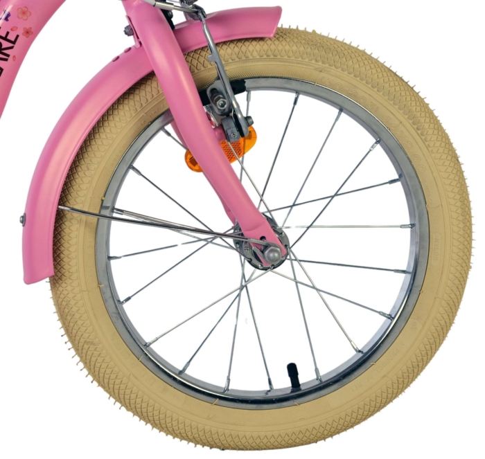 Volare Blossom Kinderfiets - Meisjes - 16 inch - Roze - Twee Handremmen - Afbeelding 3