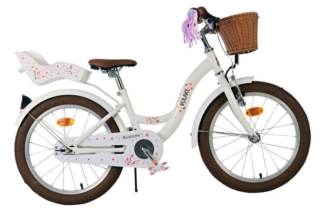 Volare Blossom Kinderfiets - Meisjes - 18 inch - Wit