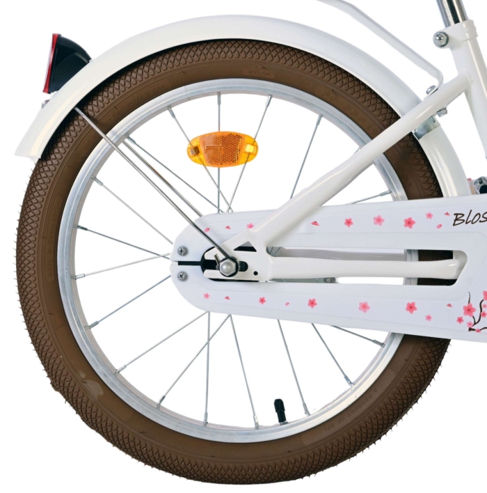 Volare Blossom Kinderfiets - Meisjes - 18 inch - Wit - Afbeelding 2